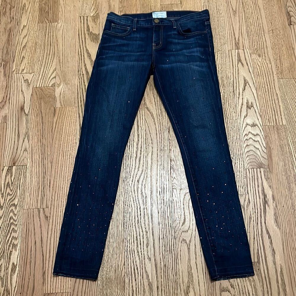 CURRENT ELLIOTT SHOWGIRL‎ RHINESTONE JEANS SIZE 27